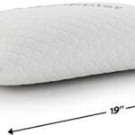 Nappler Camping Pillow – Travel Pillow -Backpacking, Airplane, Small Pillow – Car Pillow for Sleeping with Compressible- Shredded Memory Foam Breathable Bamboo and Machine Washable Cover (19×13)