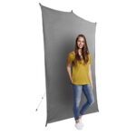 Savage Travel Backdrop Kit – Gray Backdrop (5 ft x 7 ft) with Stand