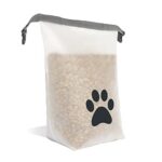 rezip Large Pet Food Storage Bag (40-Cup) | BPA-Free, Food Grade, Pet Safe | Keeps Food Fresh for Camping, Dog Boarding, Travel, and Everyday | Machine Washable