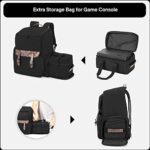 LoDrid Game Backpack Compatible with Xbox Series X with an Extra Console Bag, Game Travel Bag with Separated Storage Laptop Layer for 15.6”Laptop and Multiple Pockets for Gaming Accessories, Bag Only