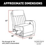 THOMAS PAYNE Seismic Series Theater Seating Collection Left Hand Recliner for 5th Wheel RVs, Travel Trailers and Motorhomes,Altoona