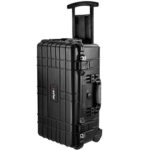 Eylar 22″ Carry-On Travel Roller Gear, Camera, Tools, Equipment Hard Case Waterproof w/Foam Black