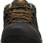 KEEN Men’s Voyageur Trail Shoe, Black Olive/ Inca Gold,17 M US