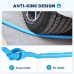 Kohree 25FT RV Water Hose, 5/8” Premium Drinking Water Hose Leak Free, No Kink and Flexible Garden Hose for RV, Camper, Truck, Car – Blue