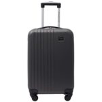 Travelers Club Cosmo Hardside Spinner Luggage, Charcoal Grey, 2-Piece Set (20/28)