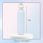 UMETASS 8.8oz Squeeze Bottles with Flip Cap, Refillable Plastic Travel Bottles for Creams, Lotion, Shampoo, Conditioner (Blue)