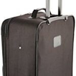 Rockland Journey Softside Upright Luggage Set,Expandable, Black/Gray, 4-Piece (14/19/24/28)