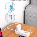 Cruise Essentials, USB C Travel Power Strip, Flat Plug Power Strip with 2 Outlets 3 USB Ports (1 USB C), 5ft Flat Extension Cord USB Charging Station, Non Surge Protector for Cruise Ship, Travel, Home