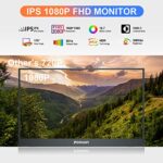 FOOWIN Portable Monitor 15.6 inch FHD 1080P HDR IPS Screen USB-C HDMI Travel Monitor with Speaker Tablet Second Portable Monitor for Laptop MacBook Surface Mobile PS5/4 Switch Xbox