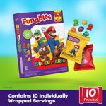 Funables Fruit Snacks, Super Mario Shaped Fruit Flavored Snacks, Pack Of 10 0.8 Ounce Pouches