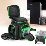 Trunab Console Carrying Case Compatible with Xbox Series X, Travel Bag with Multiple Storage Pockets for Xbox Controllers, Games, Cables, Portable Hard Disk and Other Accessories (Patent Design)