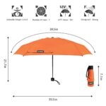 Yoobure Small Mini Umbrella with Case Light Compact Design Perfect for Travel Lightweight Portable Parasol Outdoor Sun&Rain Umbrellas