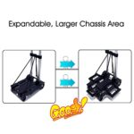 Car Seat Travel Cart for Airport – Carseat Roller for Traveling. Extendable Base Plate, Foldable, storable, and stowable Under Your Airplane seat or Over Head Compartment.