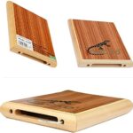 GECKO Travel Cajon Box Drum Wooden Percussion Box Musical Instrument Cajon Box Drum Basic Box Drum with Adjustable Strings Carrying Bag