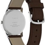Timex T20041 Easy Reader 35mm Brown Leather Strap Watch