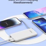 TG90° Power Bank Portable Charger with Built-in Cable, Ultra Compact 10000mah Portable Phone Charger Battery Pack Compatible with iPhone 14/14 Pro/13/13 Pro/12/12 Pro/11/11 Pro/X/XS/SE and More