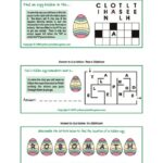 Printable Easter Egg Scavenger Hunt Clues Game [Download]