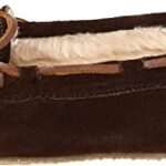 Minnetonka Women’s Cally Slipper,Chocolate,10 M US