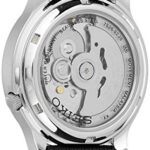 SEIKO Men’s SNK809 5 Automatic Stainless Steel Watch with Black Canvas Strap