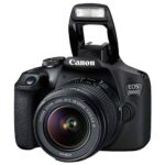 Canon Cameras EOS 2000D / Rebel T7 Digital SLR Camera Body w/Canon EF-S 18-55mm f/3.5-5.6 Lens 3 Lens DSLR Kit Bundled with Complete Accessory Bundle+ 64GB+ Flash+ More – International Model (Renewed)