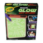 Crayola Travel Glow Art Studio, Glow in The Dark Toys, Kids Gifts for Girls and Boys, Ages 6, 7, 8, 9