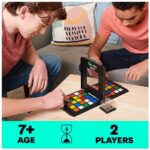 Rubik’s Race, Classic Fast-Paced Strategy Sequence Brain Teaser Travel Board Game Two-Player Speed Solving Face-Off, for Adults & Kids Ages 7 and up