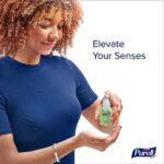 Purell Advanced Hand Sanitizer Gel Infused with Essential Oils, Energizing Mint, 2 fl oz Travel-Size Pump Bottle (Pack of 6) – 3907-04-EC