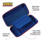 Sonic the Hedgehog Gaming On-the-Go Car Kit, Durable Travel Case for Nintendo Switch, Hands-Free Stand, and Precision Controller Grips for Portable Gaming Excitement, 8+ Years