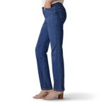 Lee Women’s Missy Instantly Slims Classic Relaxed Fit Monroe Straight Leg Jean, Seattle, 6 Short