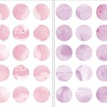 Wall Pops DWPK2466 Watercolor Dots Wall Art Kit, Pink 59 Count (Pack of 1)