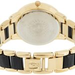 Anne Klein Women’s AK/1412BKGB Gold-Tone and Black Dress Watch