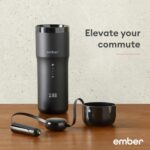 Ember Travel Mug 2+, 12 oz, Temperature Control Smart Travel Mug, Black (with Apple Find My)