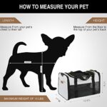 Akinerri Airline Approved Pet Carriers,Soft Sided Collapsible Pet Travel Carrier for Puppy and Cats, Cats Carrier, Pet Carriers for Small Medium Cats