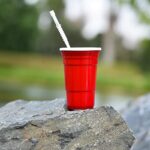 Red Cup Living Red Party Cups Lids- 32 oz, Reusable Plastic Lid, Hot Cup & Mugs Cover, Outdoor Drink Cover- Travel, Office & School, Eco-Friendly & Dishwasher Safe, Double Wall Design, Set of 2