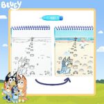 Horizon Group USA Bluey Aqua Art, Includes 4 Reusable Pages of Water Art & Water Pen, Color with Water Book, Water Reveal Activity Book, Paint with Water Books, Doodle Book, Reusable No-Mess Art Book