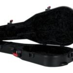 Gator Cases Molded Flight Case For Acoustic Dreadnought Guitars With TSA Approved Locking Latch (GTSA-GTRDREAD)