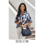 Scarleton Handbags for Women, Crossbody Bags for Women, Shoulder Bag, Nylon Purses for Women with Multi Pockets, H140701 – Black
