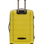 Rockland Melbourne Hardside Expandable Spinner Wheel Luggage, Yellow, 2-Piece Set (20/28)