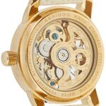 Akribos XXIV Women’s AKR431YG Gold Swiss Automatic Skeleton Watch