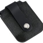 Charles-Hubert, Paris 3572-6 Black Leather 56mm Pocket Watch Holder
