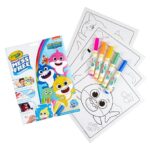 Crayola Baby Shark Color Wonder Pages, Mess Free Coloring For Toddlers, Kids Holiday Gift, Stocking Stuffer, Travel Activities