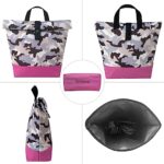 Small Cooler Bag Insulated Soft Cooler Insulated Leak Proof Reusable Grocery Bags Collapsible Beach Cooler Bag Shopping Bag Food Delivery Bag for Travel(Camouflage)