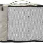 Amazon Basics 4 Piece Packing Travel Organizer Cubes Set, Medium, Gray