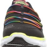 Skechers Sport Women’s Loving Life Memory Foam Fashion Sneaker,Black/Multi,7.5 M US