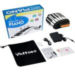 88 Keys Portable Piano With Storage Bag,Keyboard Hand Roll Piano,Roll Up Keyboard Piano, Foldable Piano,Roll Out Piano,Kids Keyboard Piano, Travel Piano …