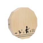 TODO Travel Cajon Box Drum Flat Hand Drum Portable Birch Wood Percussion Instrument with Adjustable Strings Carrying Bag First Handcrafted, Hand Drum Percussion