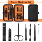 Manicure Set Men Nail Clipper Set Personal Care Nail Grooming Kits Travel Nail Care Set Manicure Nail Clippers Pedicure Kit Basic Nail Care Tools Gift for Men Women