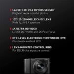 Panasonic LUMIX ZS100 4K Point and Shoot Camera, 10X LEICA DC VARIO-ELMARIT F2.8-5.9 Lens with Hybrid O.I.S., 20.1 Megapixels, 1 Inch High Sensitivity Sensor, 3 Inch LCD, DMC-ZS100S (USA SILVER)