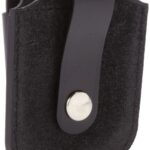 Charles-Hubert, Paris 3572-4 Black Leather 48mm Pocket Watch Holder
