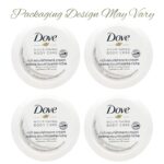 Dove Nourishing Body Care, Face, Hand, and Body Rich Nourishment Cream for Extra Dry Skin with 48-Hour Moisturization, 4-Pack, 2.53 Oz Each Jar